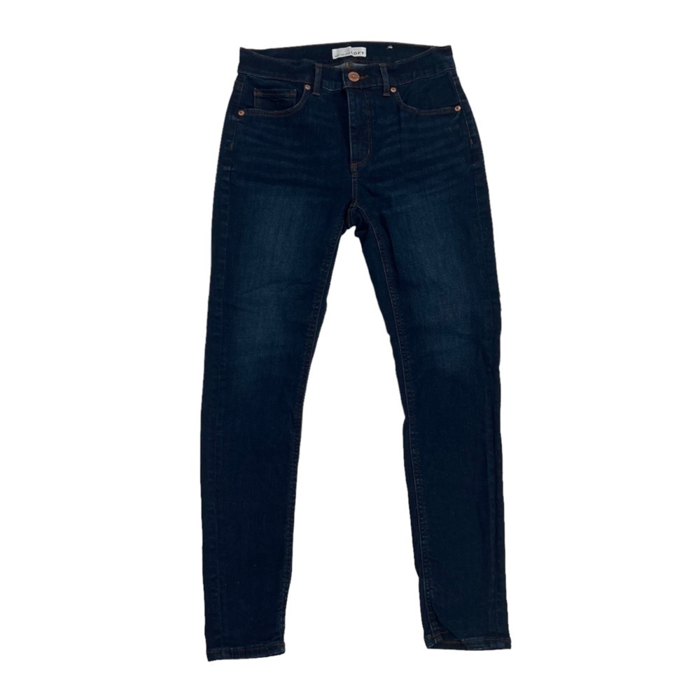 LOFT By Ann Taylor Blue Slim Pockets Skinny Jeans Size 26 Petite Women’s